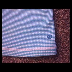 Lululemon gingham print tank! So cute!